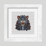 Patrón de punto de cruz – Panterissa