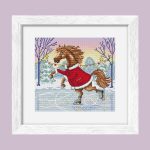 Patrón de punto de cruz – Sobre hielo