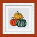 Patrón de punto de cruz – Calabazas 2