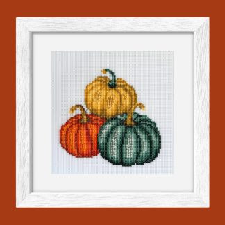 Patrón de punto de cruz – Calabazas 2