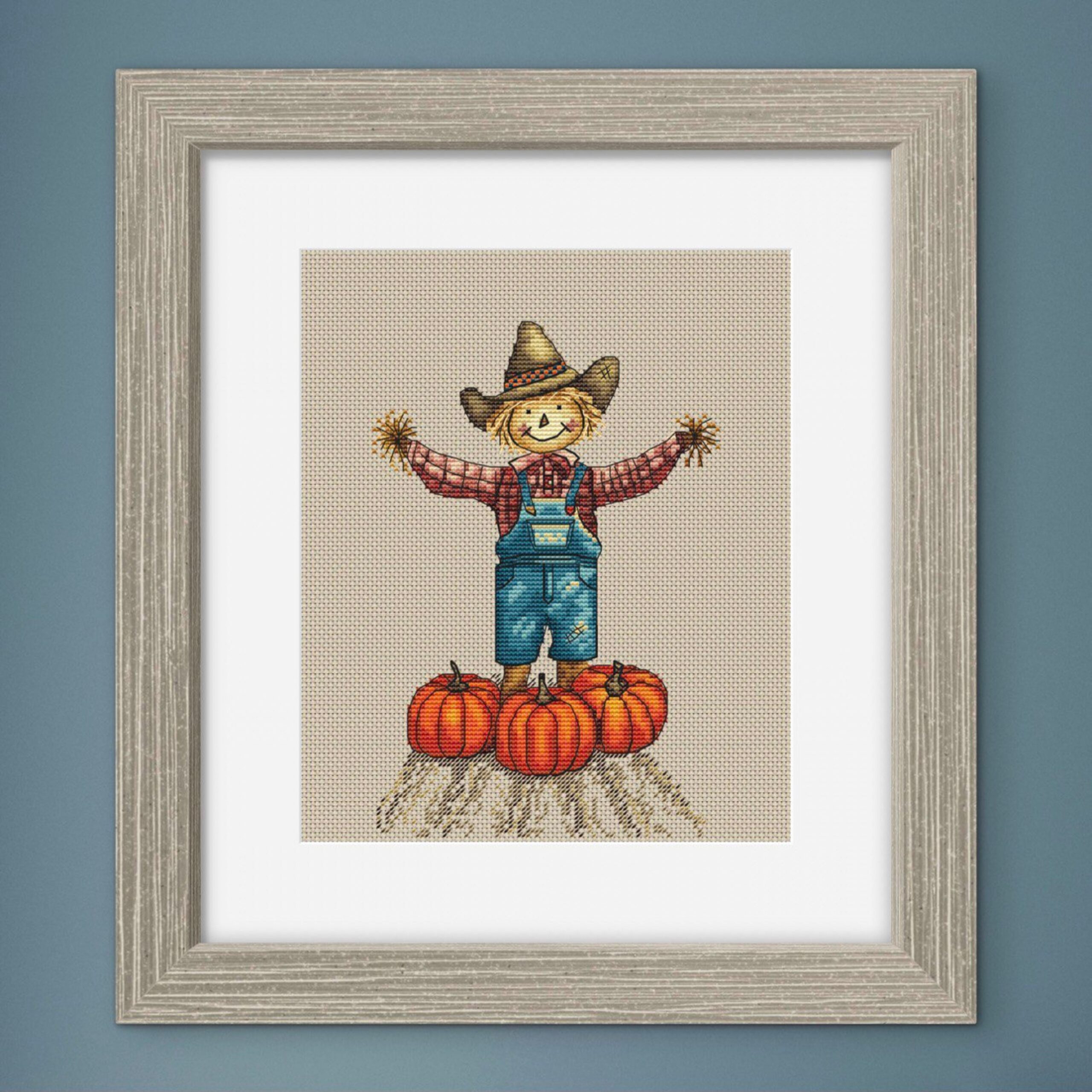 Patrón de punto de cruz – Espantapájaros 2