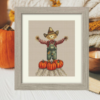 Patrón de punto de cruz – Espantapájaros 1