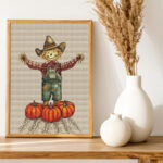 Patrón de punto de cruz – Espantapájaros 1