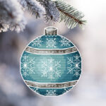 Patrón de punto de cruz – Adorno Navideño 7