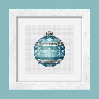 Patrón de punto de cruz – Adorno Navideño 7