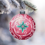 Patrón de punto de cruz – Adorno Navideño 6
