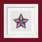 Patrón de punto de cruz – Adorno Navideño 4