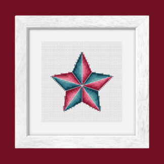 Patrón de punto de cruz – Adorno Navideño 4