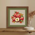 Patrón de punto de cruz – Manzanas