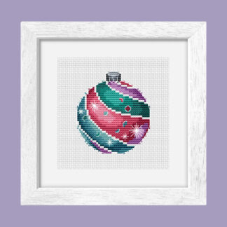 Patrón de punto de cruz – Adorno Navideño 3