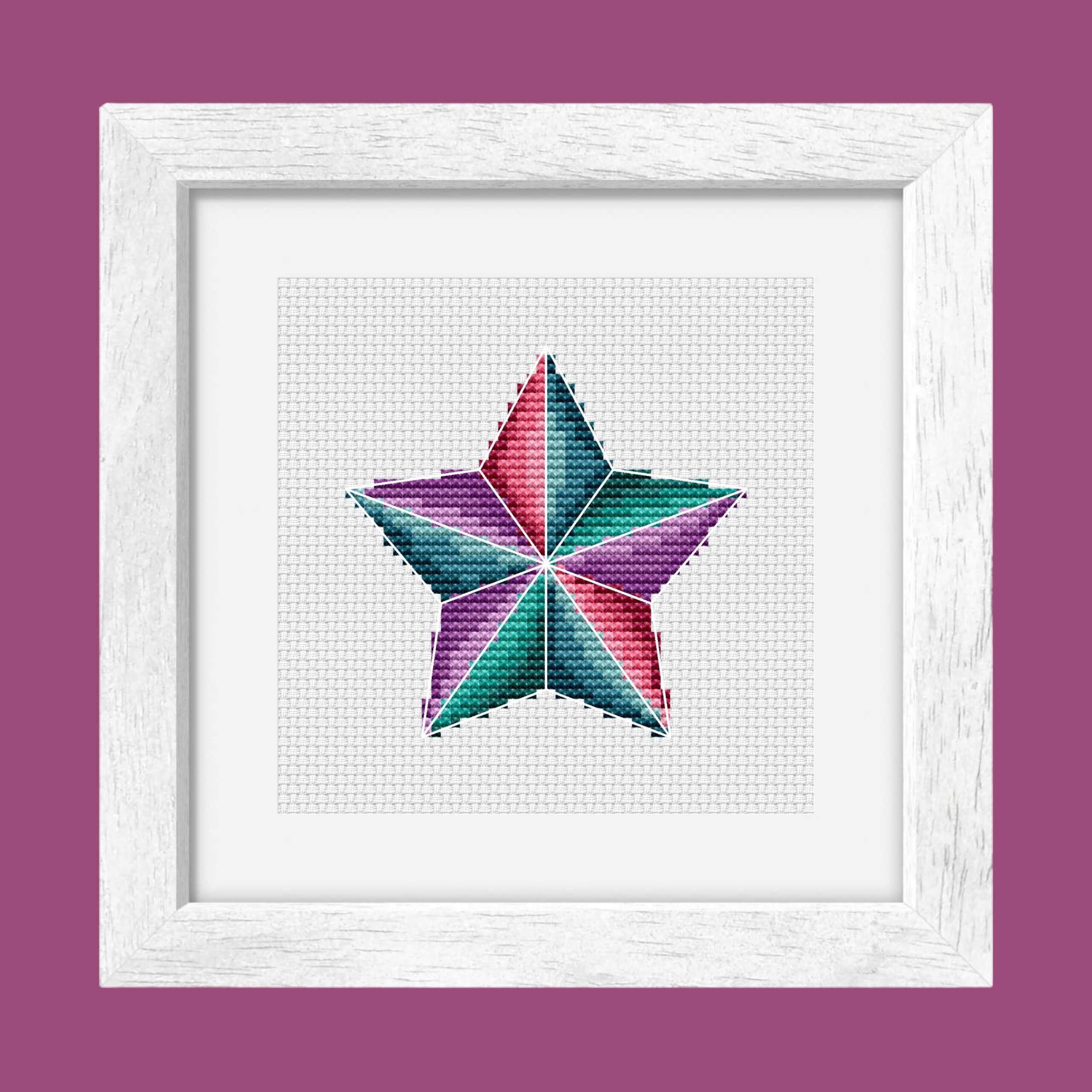 Patrón de punto de cruz – Adorno Navideño 2