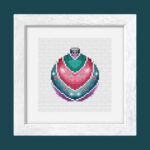 Patrón de punto de cruz – Adorno Navideño 1