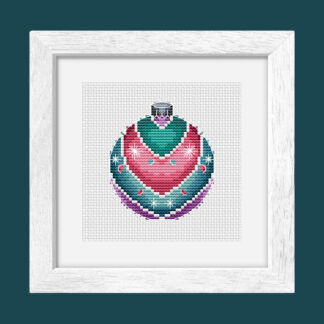 Patrón de punto de cruz – Adorno Navideño 1