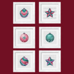 Patrón de punto de cruz – Adornos Navideños 1