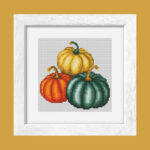 Patrón de punto de cruz – Calabazas