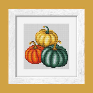 Patrón de punto de cruz – Calabazas