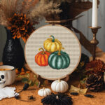 Patrón de punto de cruz – Calabazas