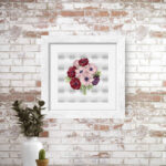 Patrón de punto de cruz – Anémonas