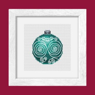 Patrón de punto de cruz – Adorno Navideño 5