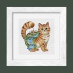 Patrón de punto de cruz – Gato Ciudad