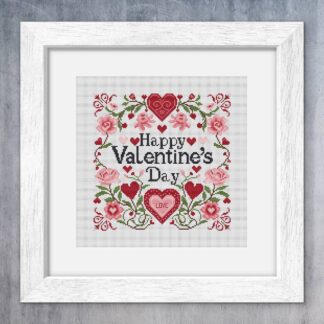 Patrón de punto de cruz de San Valentín – Amor