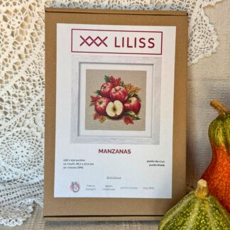 Kit de punto de cruz – Manzanas