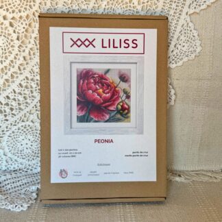 Kit de punto de cruz – Peonia
