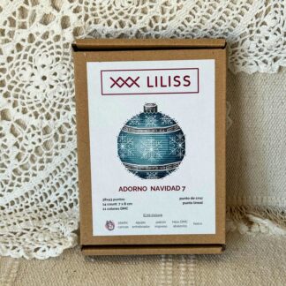 Kit de punto de cruz – Adorno navideño 7