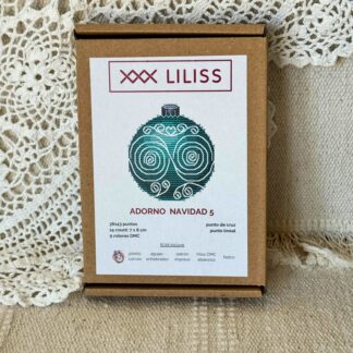 Kit de punto de cruz – Adorno navideño 5