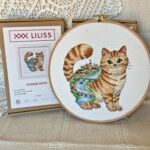 Kit de punto de cruz – Gato Ciudad