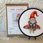 Kit de punto de cruz – Gnomo y Seta