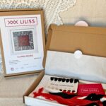 Kit de punto de cruz – Flores Rojas