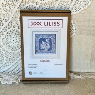 Kit de punto de cruz – Pajaro 1