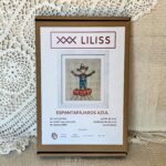 Kit de punto de cruz – Espantapájaros azul