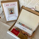 Kit de punto de cruz – Espantapájaros azul