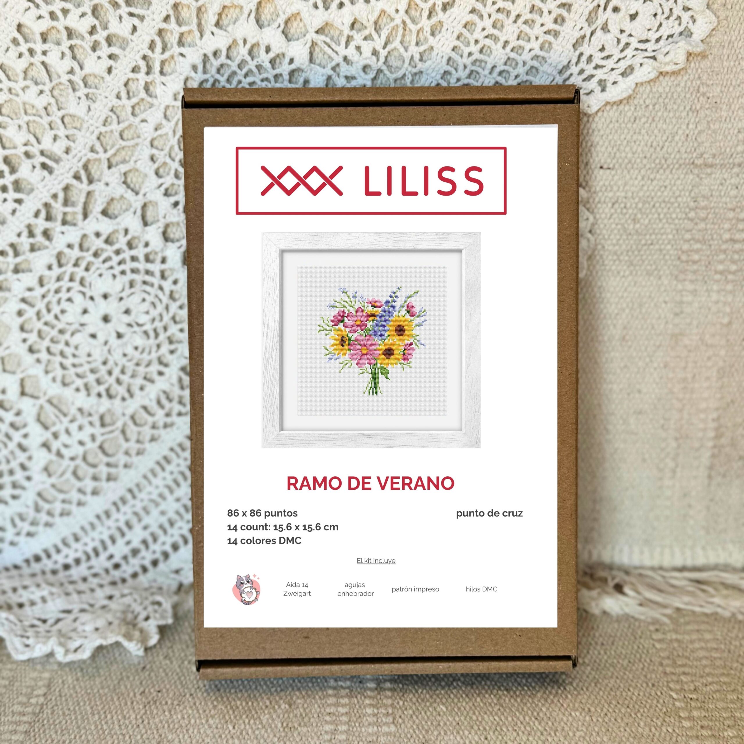 Kit de punto de cruz – Ramo de Verano