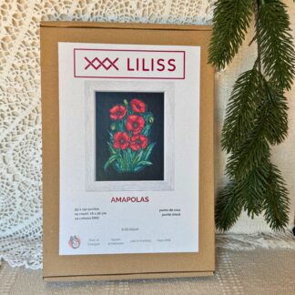 Kit de punto de cruz – Amapolas