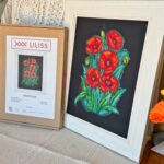 Kit de punto de cruz – Amapolas