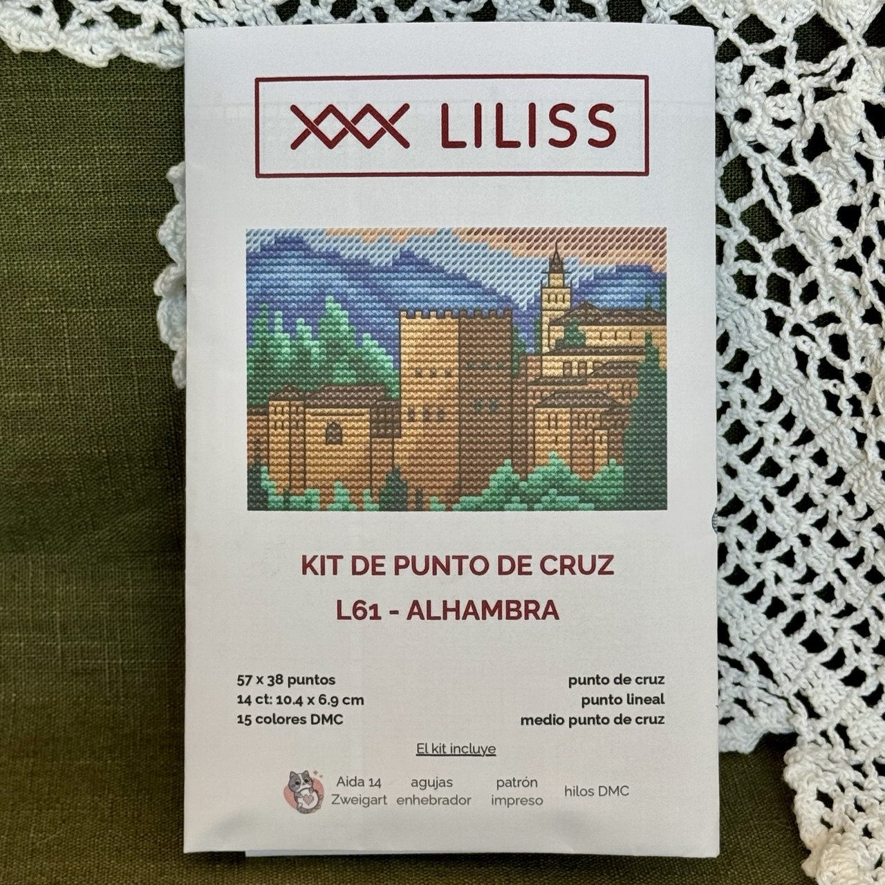 Kit de punto de cruz – Alhambra