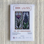 Kit de punto de cruz – Set de 2 marcapáginas Jacinto y Crocus