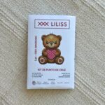Kit de punto de cruz – Oso amoroso
