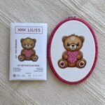 Kit de punto de cruz – Oso amoroso