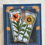 Set de 2 patrones – Girasol y Azucena| Marcapáginas estilo vidriera