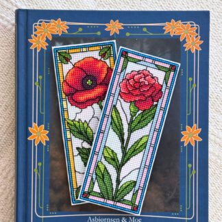 Set de 2 patrones – Amapola y Clavel | Marcapáginas estilo vidriera