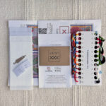 Kit de punto de cruz – Set de 2 marcapáginas Amapola y Clavel