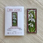 Kit de punto de cruz – Marcapáginas Campanillas de invierno