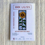 Kit de punto de cruz – Marcapáginas Girasol