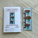 Kit de punto de cruz – Marcapáginas Geranios