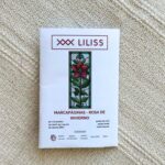Kit de punto de cruz – Marcapáginas Rosa de invierno
