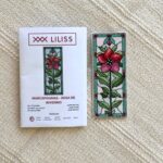 Kit de punto de cruz – Marcapáginas Rosa de invierno